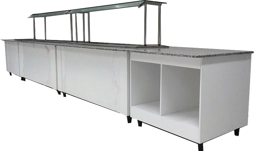 Linha de distribuição de alimentos